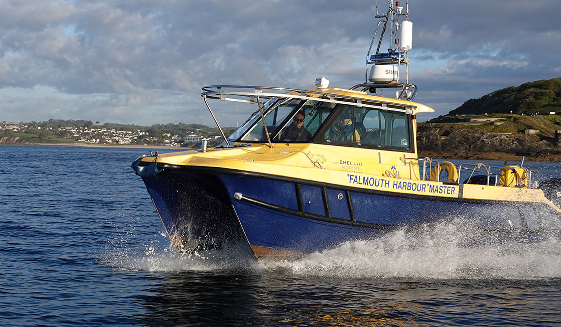 Patrols enforcement boat