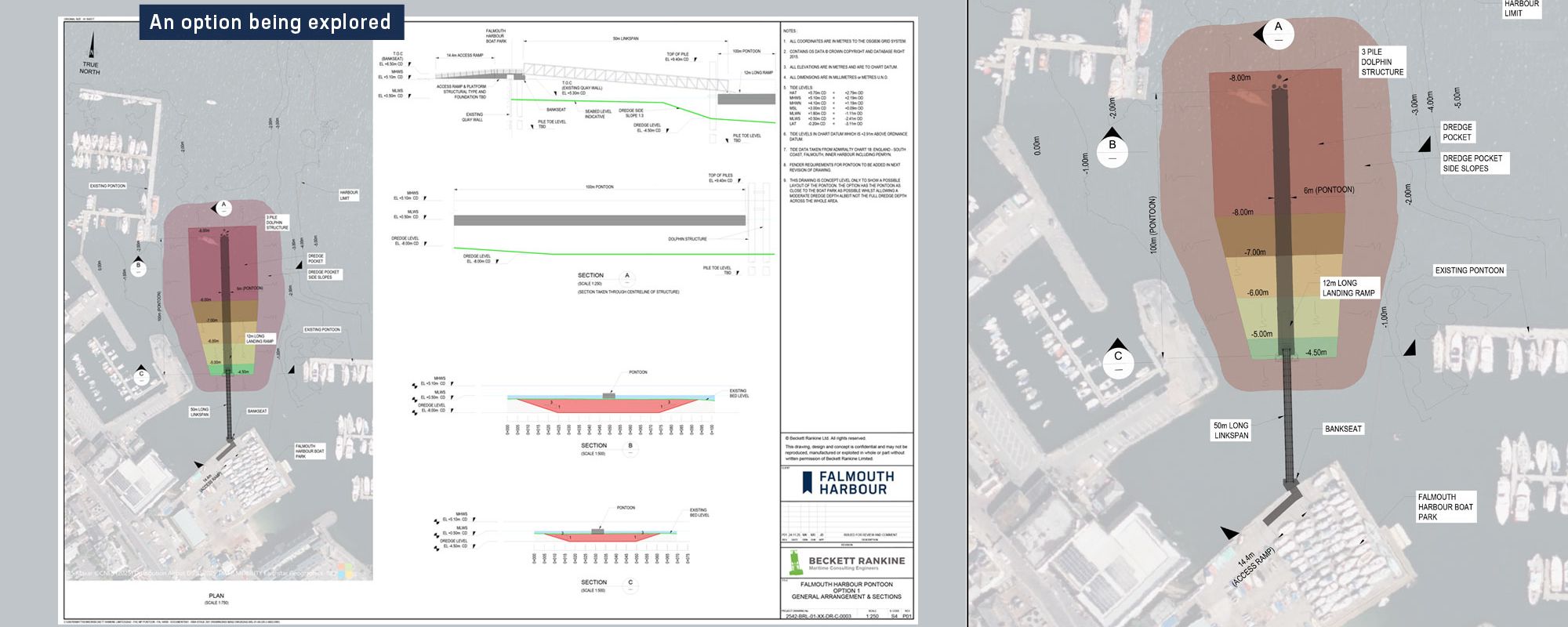 Plan for new pontoon