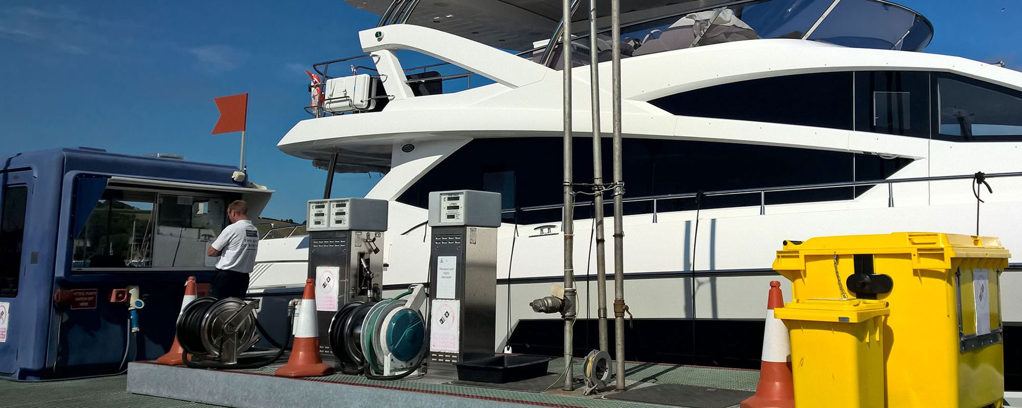 Feeling a boat at Falmouth