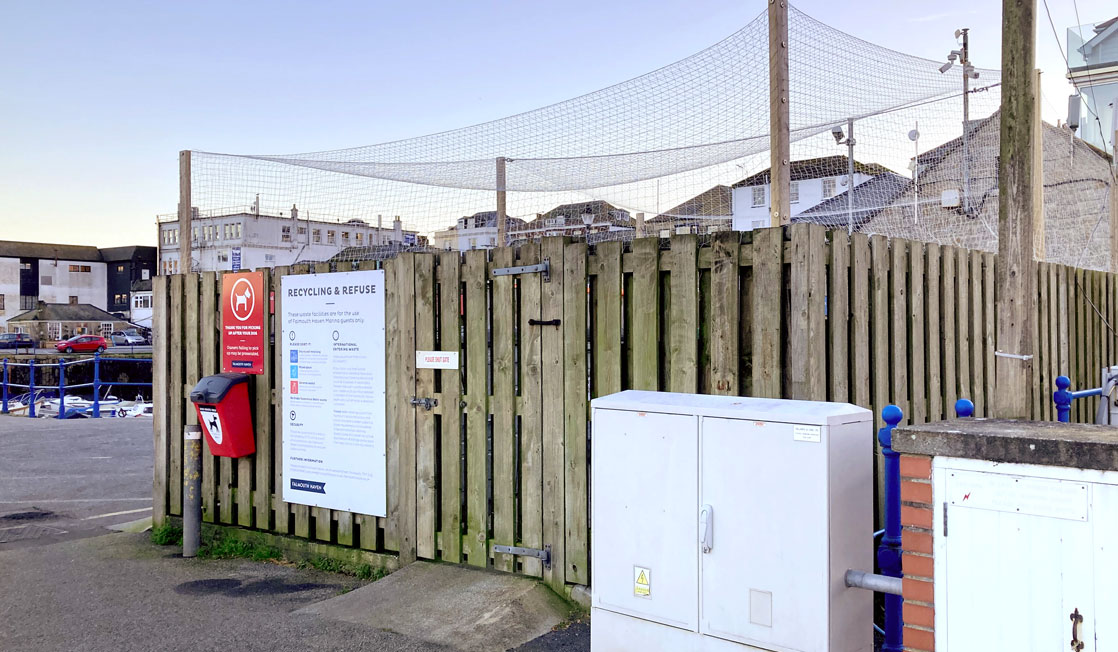 The waste disposal and recycling facilities