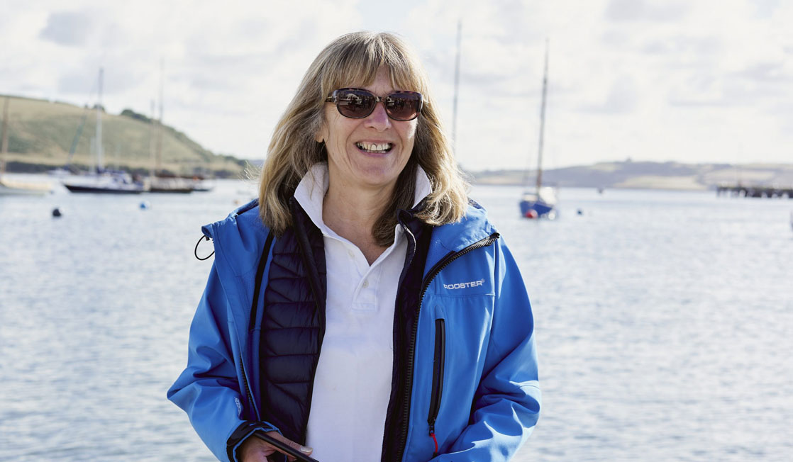 Karen George at work