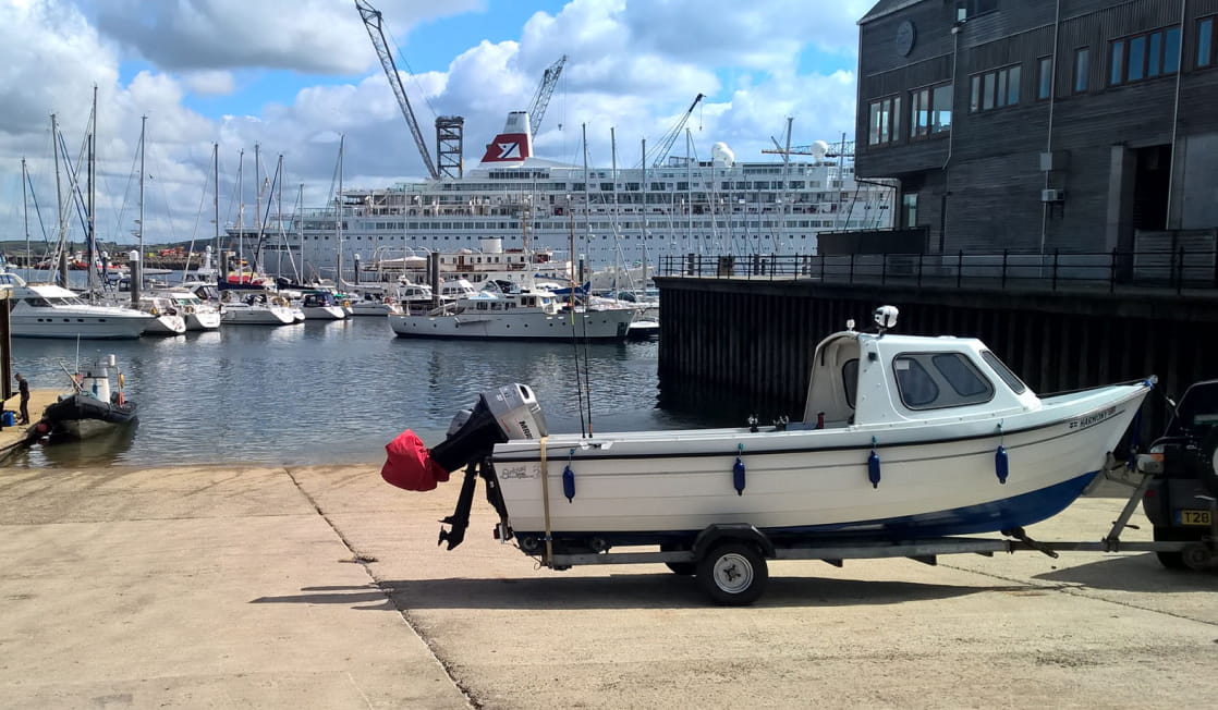 Falmouth Harbour slipway